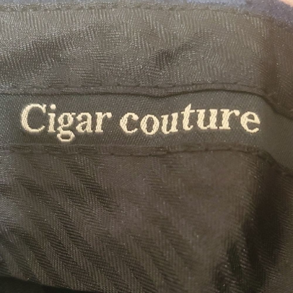 Cigar Couture Classic Mens Single Pleat Dress Pants Navy 38 X 27 - Picture 2 of 10